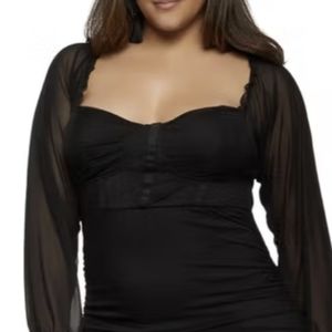 Plus Size Dress - Black